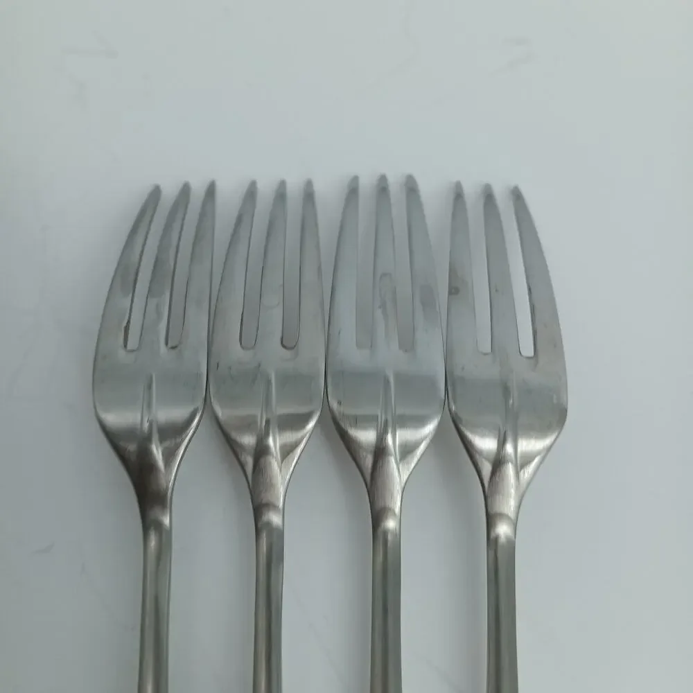 4X DF Med Cooper Bros QUEEN ANNE Stainless Medium Dinner Forks Sheffield England